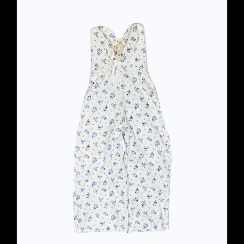 Petersyn Bruna Bloom Floral Jumper Jumpsuit Small NEW NWT